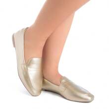Women Flats - Gold - View 2