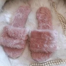 Women Home Slippers - Màu hồng gỉ - Xem 1