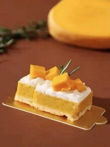 1 Pack 50pcs Gold Baking Mousse Cake Base Cake Dessert Display Tray Mat - Gold - View 6