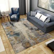 現代北歐風格地毯,適用於客廳、臥室、走廊和沙發 - 彩色 - 查看 1