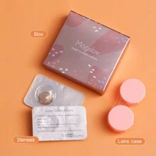 MagisTer Color Contact Lens 14.2mm 6 Months  Power 0.00 Sage Brown Natural Looking Contacts With Iris-Mimicking Design - Sage Brown - View 6