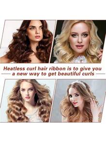 1pc Curling Iron Set This Heatless Curling Iron Is Suitable For People With Long Hair And Soft Curly Hair * DIY * Modeling Tool To Create Heatless Curly Hair And Waves, Suitable For All Types Of Ladies And Women ,Heatless Hair Curler ,Hair Styling Tools