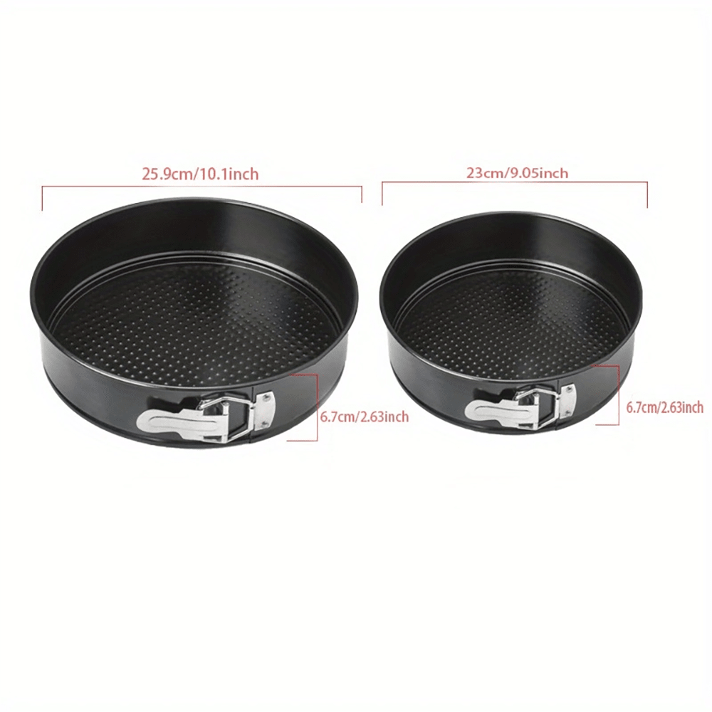 Springform Pan Moka Cake Mold Tin Non Stick With Loose Detachable