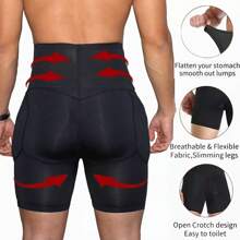 Girdle Briefs For Men's Inguinal Hernia Men's Buttock Shaping Underwear Man With Buttock Lifter Waist Briefs