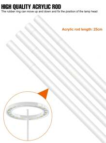 CanLing Professional LED Grow Light Full Spectrum USB Plant Lamp Timing Dimmable 5V Indoor Potting Succulent Flower Seedlings Fill Lights Greenhouse Tent Growth Box Fruit Vegetable Sapling Seeds Cultivation Hydroponics Growing System UV IR Lighting Adjustable Brightness Sunlight/Red and Blue/Pink 20/40/60/80leds - White - View 7