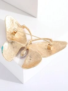 時尚鑽石蝴蝶胸針中性昆蟲別針配飾禮物 - 彩色 - 查看 4