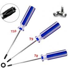 T8 T9 T10安全螺絲刀防盜螺絲起子工具 - 藏蓝色 - 查看 3