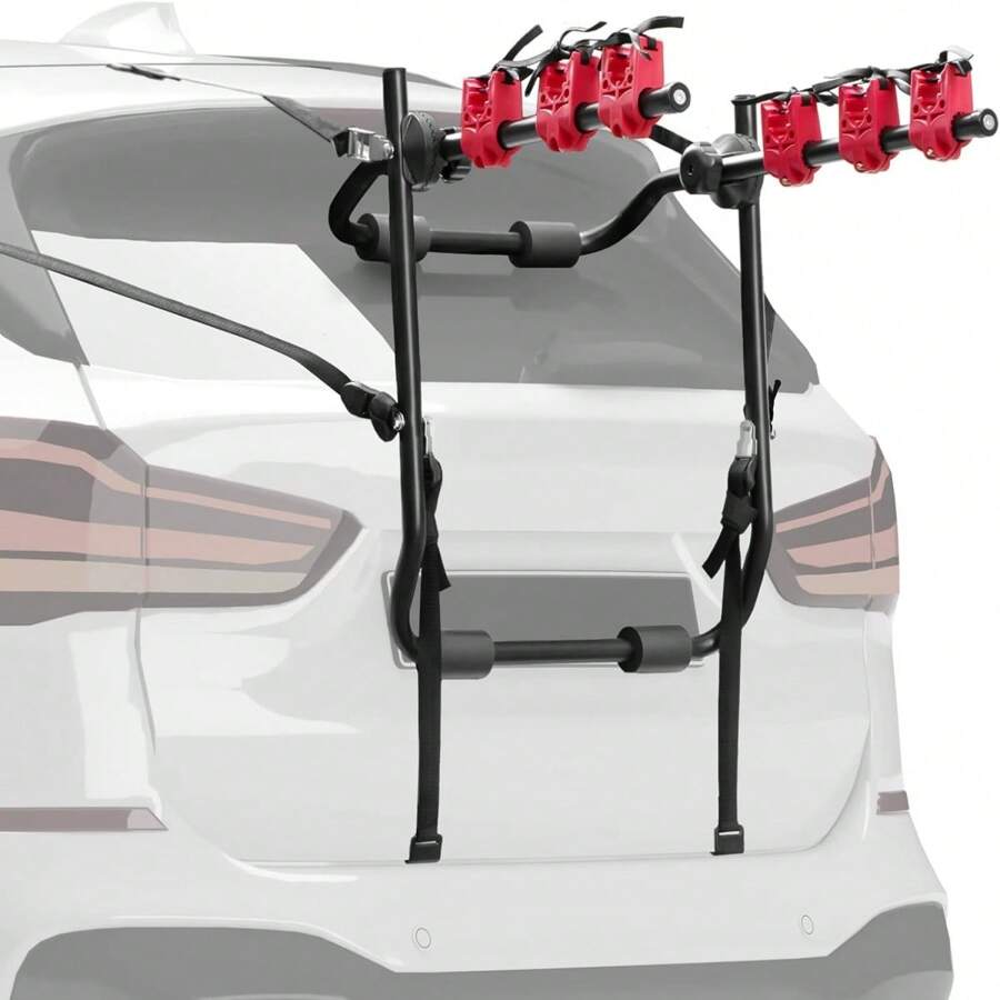 Porta Bicicleta Suspendido Para Auto De Coche 3 Bicicleta - Negro - Ver 1