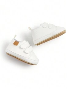 2023 嬰幼兒白色運動鞋軟底休閒風格學步鞋 - 白色 - 查看 5