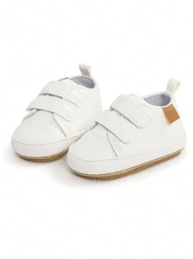 2023 嬰幼兒白色運動鞋軟底休閒風格學步鞋 - 白色 - 查看 8