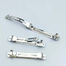 10 pièces Pinces à cheveux triple dent antidérapantes, pinces à griffes décontractées, barrettes à cheveux, accessoires scolaires