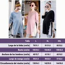 Blusa Lactancia Maternidad Manga Larga.suelto.acogedor.mujer - Negro - Ver 2