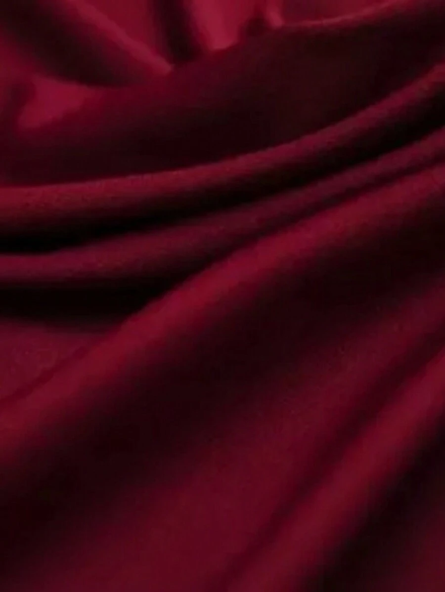 Fabric - 酒紅色 - 查看 1