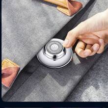 個人化星空 Ufo 形狀 Usb 充電電動刮鬍刀刮鬍刀大號可拆卸雙環網布和可水洗刀片男士剃須 - 銀色 - 查看 7