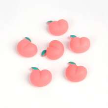 隨機款式桃子泡泡壓力緩解玩具,新奇派對裝飾,創意tpr宣泄玩具 - 彩色 - 查看 6