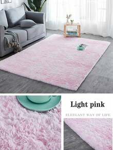 1入組柔軟蓬鬆的客廳短毛絨地毯,絨絨的卧室地毯,女孩們的家居裝飾地毯,可愛的豪華防滑可機洗地毯31.5*62.99in(80*160公分)-多色 - 彩色 - 查看 3