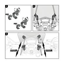 Parabrisas universales para motocicletas para las principales marcas
