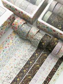 10 件裝全像金箔組合裝飾紙膠帶套裝適合創意 Diy - 彩色 - 查看 1