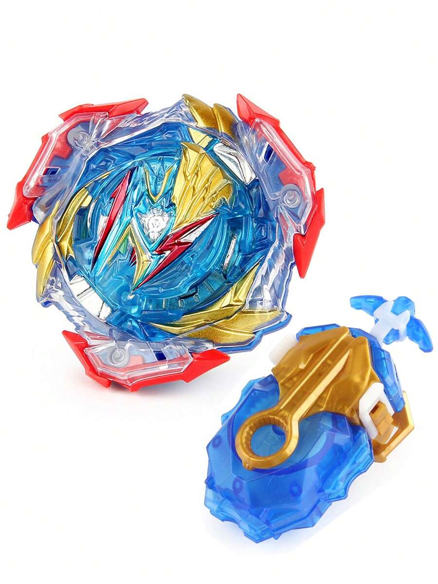 Burst Bey DB B-193 Ultimate Valkyrie / Valtryek Spinning Top Gyro With B-184 LR Launcher Set Battle Game Toys Xmas Gift,Gaming Top Toys,Metal Fusion Bey,Beys - Blue - View 1