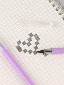 1/2/5 支无限铅笔无需削尖永恒铅笔无需墨水可爱无限笔美术用品学校文具笔尖橡皮擦