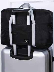 Bolsa De Hospital Portátil Y Plegable Para Maternidad - Negro - Ver 3