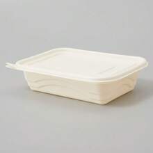 20/50 Piezas Contenedor Cuadrado De Preparación De Comida, Contenedor Reutilizable De Plástico Con Tapa, Bol De Comida De Material Desechable, Lonchera, Caja De Frutas, Caja Bento - 50 pcs - Ver 1