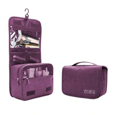 Bolsa de aseo de viaje colgante, organizador de cosméticos de viaje, bolsa de accesorios de almacenamiento, bolsa de maquillaje y cosméticos con múltiples bolsillos, bolsa de playa, toalla de playa, accesorios de playa, artículos de vacaciones, artículos escolares, bolsa de lavado
