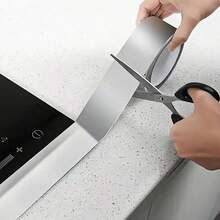 超強粘合布質彩帶,地毯防水彩帶,高粘度銀灰彩帶,diy家裝10/20米重裝彩帶(黑色)