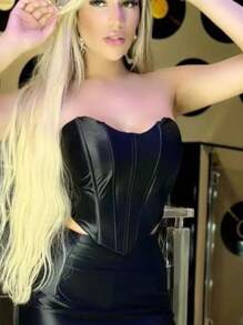 Women Tank Tops & Camis - Negro - Ver 1