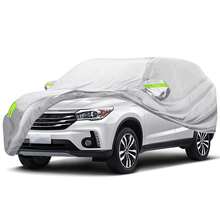 1 件銀色戶外車罩防塵防水 - 銀色 - 查看 6