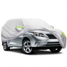 1 件銀色戶外車罩防塵防水 - 銀色 - 查看 7