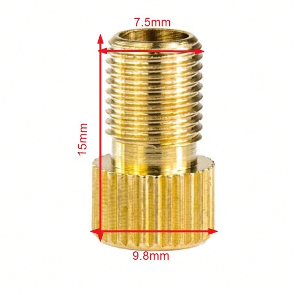 Presta Valve Adapter, Convert Presta to Schrader for Bikes, Bike Valve