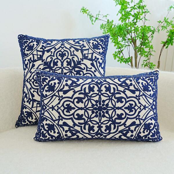 1pc Emboidery Cushion Cover Without Filler