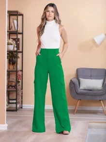 女款潘塔羅娜褲,訂製工裝褲,兩側有口袋,高腰,喇叭褲,喇叭褲,時尚,舒適,喇叭褲,喇叭褲,寬腿,優雅沙丘,別緻,正裝褲,休閒,休閒,時尚潮流時刻,時尚,時尚,別緻,造型,推你的屁股,穿得超級好,塑造你的身體,屁股後面的口袋,高腰,調整,直筒,社交,基本,寬大,修身,工裝褲,喇叭褲,哈倫褲,緊身,女式運動服,粉紅色長褲,寶藍色 - 綠色 - 查看 3