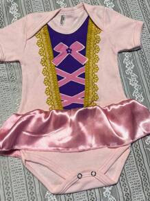 Baby Girl's Monthly Birthday Bodysuit - Princess () - 粉色 - 查看 3