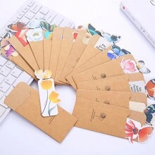 5入組可愛的卡通蝴蝶書簽,書籍標記分隔標籤工具,創意3d紙質書簽,附帶包裝,婚禮和節日禮物,款式隨機發送 - 彩色 - 查看 11