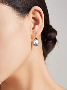 Dream&Radio 1 Pieza Joyería De Cobre Con Decoración De Perlas Simuladas