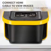 Kodak Slide N SCAN Film Scanner And Slide Viewer With 5" Large LCD Screen, Slide Scanner Converts B&W Negatives & Slides 35mm, 126, 110 Film Negatives To To High Resolution 22MP JPEG Digital Photos - Black - View 9