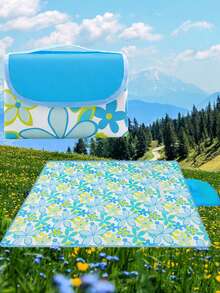 1片150*200cm防水野餐墊,全季節通用野餐墊,可愛圖案,方便攜帶 - 彩色 - 查看 1
