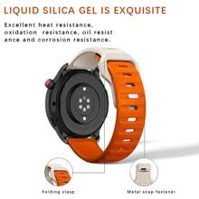 Soft Silicone Strap Compatible With Samsung Galaxy Watch 4 5pro Quick Release 20mm 22mm Sport Active 2 Bracelet Compatible With Huawei GT 2 3 Watchband - Starlight - View 1