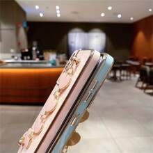 Heart-Shaped Handbag With Electroplated Wristband Shell Wristband Chain Protective Case Compatible With Samsung Models: A02/M02, A02s, A03, A03s, A04, A04s, A04e, A11 European And Asian Versions, A12 5g Version, A12 4g Version, A13 4g Version, A13 5g Version, A14 5g Version, A14 4g Version, A20, A20s, A21s, A22 5g, A22 4g, A23, A24, A30, A30s, A31 European And Asian Versions, A32 4g, A32 5g, A33 5g, A34 5g, A50, A50s, A51, A52, A52s, A53, A54, A70, A70s, A71, A72, A73, A750, A7 2018, A750f, M12, M32 4g, M32 5g, F12, F22, F42 - Electroplated straight edge black + love chain - View 10