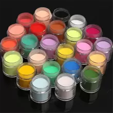 12 Farben Nagelkunstprodukt, 3 In 1 Verlängerung Acrylpulver, Kristallpulver Und Schnitzpulverset Für Nagelkunst, Salon Uv Gel Nagellack (10g)