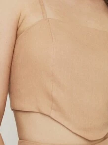 Women Tops - 摩卡棕 - 查看 3