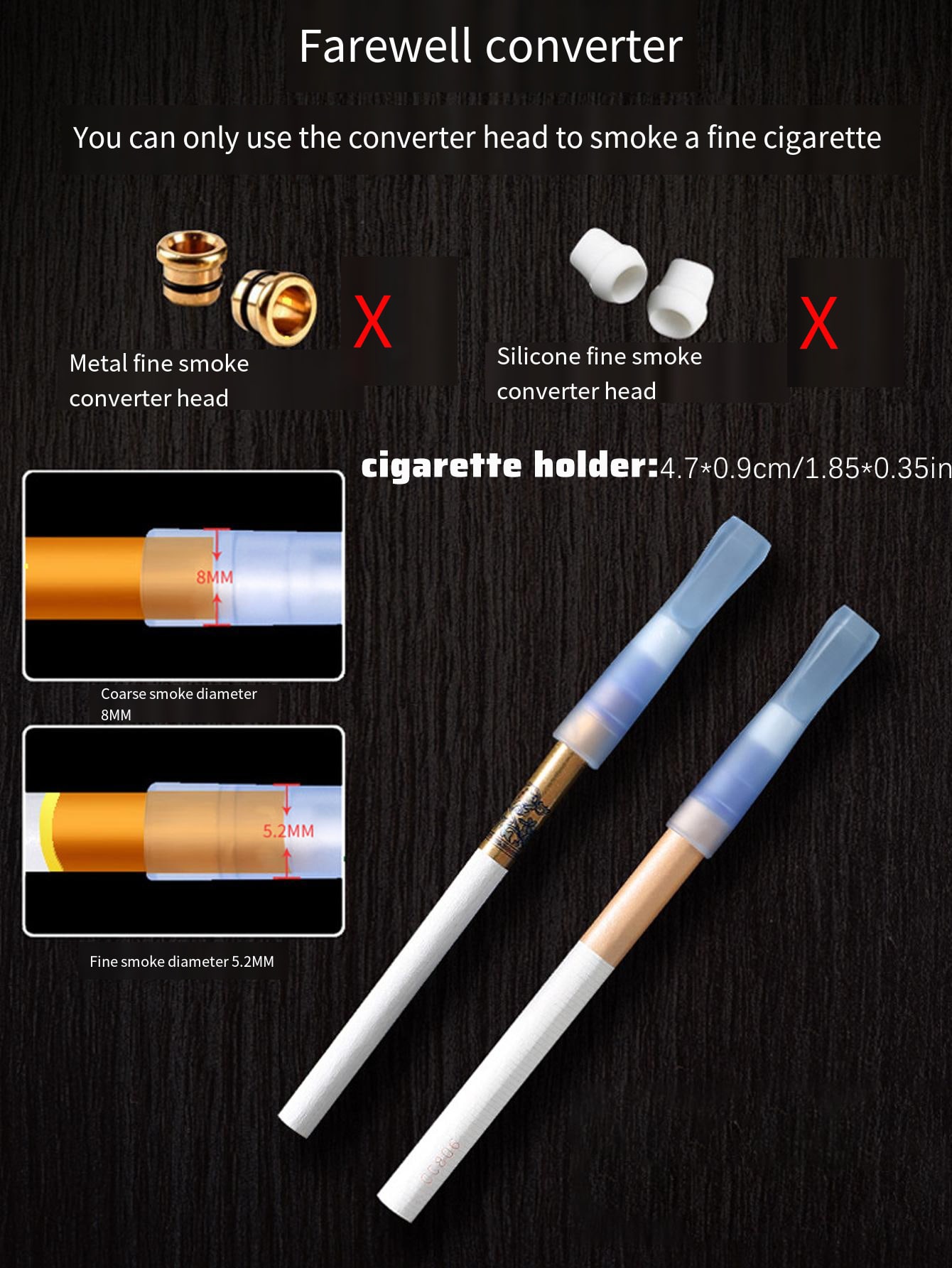 1 Box Threeinone Filter Disposable Cigarette Holder With Beads And Multiple Filters, Can Fit