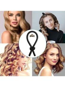 1pc Curling Iron Set This Heatless Curling Iron Is Suitable For People With Long Hair And Soft Curly Hair * DIY * Modeling Tool To Create Heatless Curly Hair And Waves, Suitable For All Types Of Ladies And Women ,Heatless Hair Curler ,Hair Styling Tools