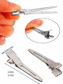 24 cái 2.1inch Màu bạc Hình chữ-U Kẹp tóc Đối với Tóc mái Định vị , Thích hợp Đối với Của phụ nữ Sử dụng hàng ngày - Bạc - Xem 2