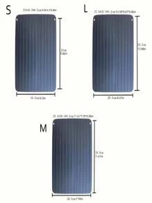 1pc Quick Thawing Tray For Frozen Food And Meat Defrosting - Black - View 2