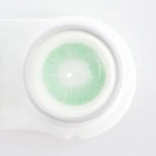 Magister 1-tone彩色隱形眼鏡14.0mm 6個月使用期限,色彩多樣,看起來自然,0.00度數,適用於任何場合 - 綠色的 - 查看 3