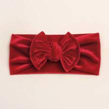 8入組寶寶絨面頭箍,新生兒嬰兒、兒童柔軟舒適的蝴蝶結頭箍,適用於冬季、攝影道具