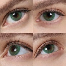 Magister 1-tone彩色隱形眼鏡14.0mm 6個月使用期限,色彩多樣,看起來自然,0.00度數,適用於任何場合 - 綠色的 - 查看 4